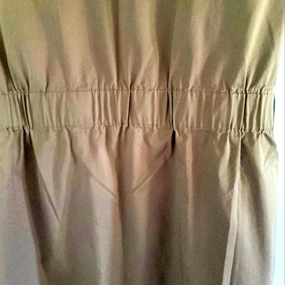 Ann Taylor Women's Military Sleeveless Midi Dress Size 8 - Picture 7 of 10